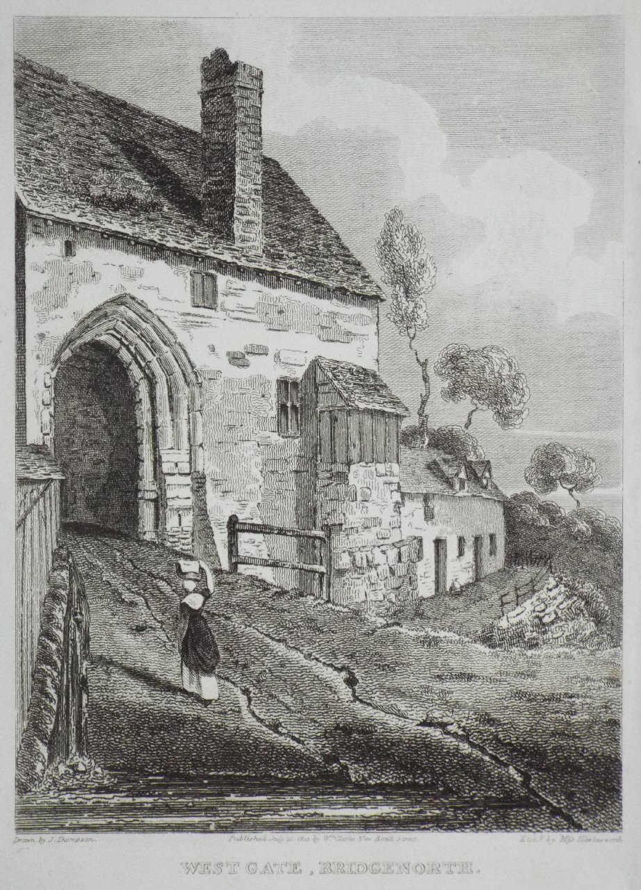 Print - West Gate, Bridgenorth. - 